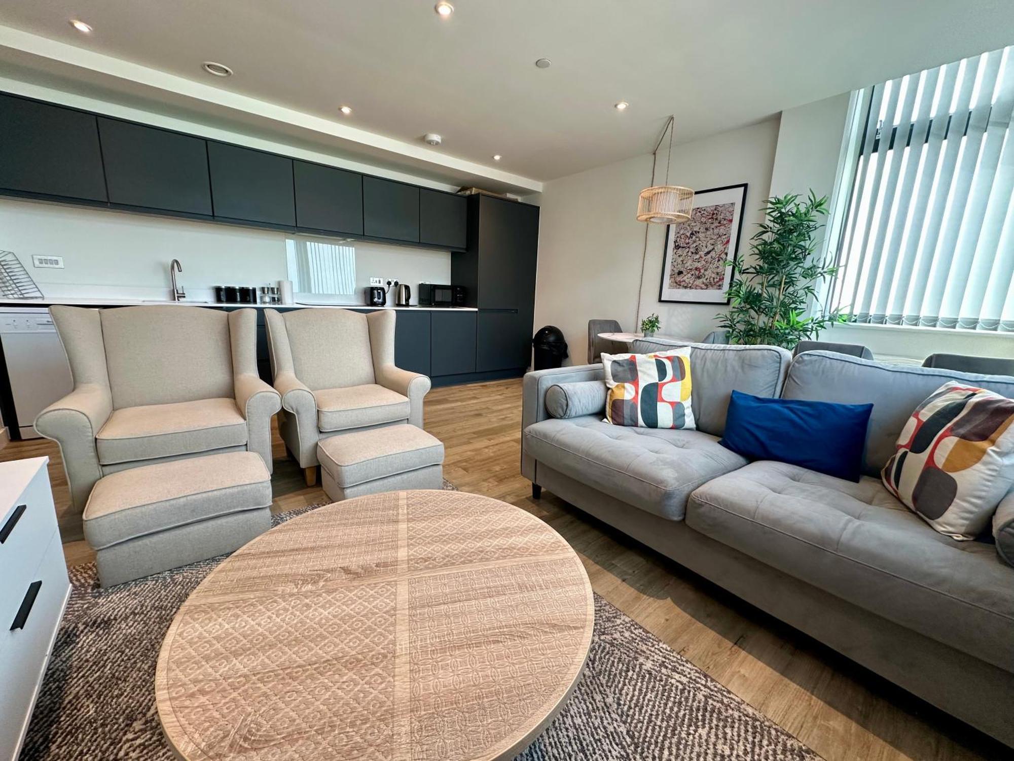 Lovely 1 Bed Apartment - Old Trafford Manchester Bagian luar foto